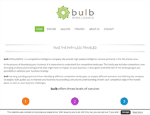 Tablet Screenshot of bulbintelligence.com